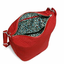 Load image into Gallery viewer, Vera Bradley Shoulder Bag Cardinal Red Carson Hobo Crossbody Side Pocket…
