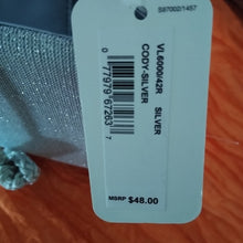 Load image into Gallery viewer, Blush Silver Evening Clutch Crossbody Bag
