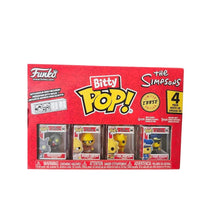 Load image into Gallery viewer, Funko Bitty Pop!:  The Simpsons 4-Pack Series 4 Scratchy Grandpa, Lisa + Chief Wiggum
