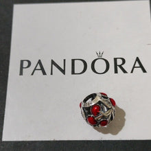 Load image into Gallery viewer, Pandora Sterling Silver Sweet Cherries Fruit Charm with Red Enamel - 791900en73
