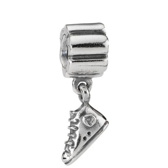 Pandora Retired Sterling Silver Sneaker Sports Running Shoe Dangle - 790350