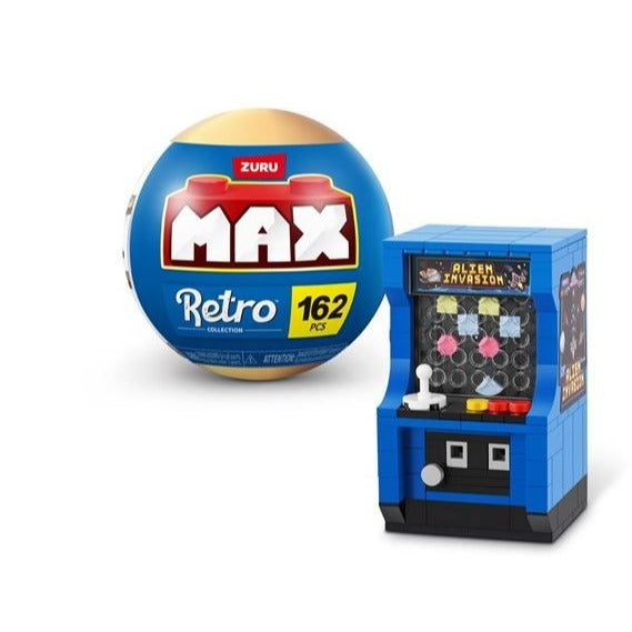 Zuru Max Retro Premium Arcade Machine Game Brick Building Set