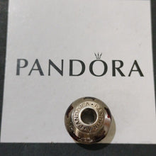 Load image into Gallery viewer, Pandora Retired Sterling Silver Murano Glass Maroon Stars Bead - 790903
