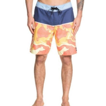 Load image into Gallery viewer, Quiksilver Everyday Down Under Board Shorts Swim Trunks Blue Orange - Size 32
