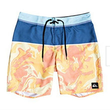 Load image into Gallery viewer, Quiksilver Everyday Down Under Board Shorts Swim Trunks Blue Orange - Size 32
