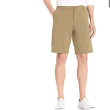 Load image into Gallery viewer, Lee Men's Mission Flat-Front Shorts, Chinchilla Khaki, 40 waist
