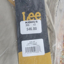Load image into Gallery viewer, Lee Men's Mission Flat-Front Shorts, Chinchilla Khaki, 40 waist
