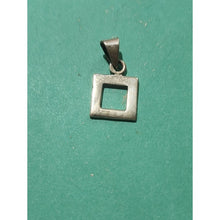 Load image into Gallery viewer, Minimalist Square Cutout Pendant in Sterling Silver
