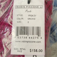 Load image into Gallery viewer, Robin Piccone Perla High Neck Crochet Mix Swimsuit, Orchid, 2
