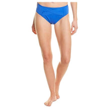 Load image into Gallery viewer, La Blanca Women's Mid Waist Hipster Bikini Swimsuit Bottom, China Blue, Size 10
