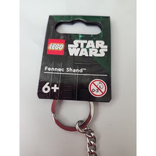 Load image into Gallery viewer, LEGO Star Wars Fennec Shand Minifigure Keyring 854245, Black, Small

