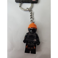 Load image into Gallery viewer, LEGO Star Wars Fennec Shand Minifigure Keyring 854245, Black, Small
