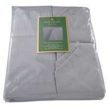 Load image into Gallery viewer, Kate Spade Soft Silver Gray Larabee Dot Tablecloth + 8 Napkins, 9pc Set
