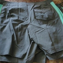 Load image into Gallery viewer, O'Neill Hyperfreak Guru Solid Board Shorts Swim Trunks Army Teal - Size 28 - NWT
