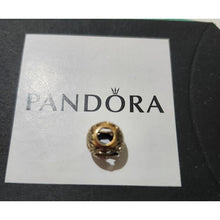 Load image into Gallery viewer, Pandora Sterling Silver Vintage Letter P Charm with Clear Zirconia - 791860CZ
