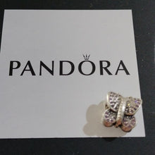 Load image into Gallery viewer, Pandora Sterling Silver Sparkling Butterfly Charm w/CZs 791257acz
