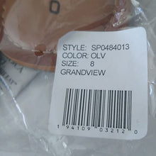 Load image into Gallery viewer, O'Neill Grandview Olive Flip Flop Sandals, 8
