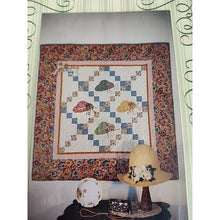 Load image into Gallery viewer, SIMPLE PLEASURES QUILT PATTERN ~ SPRING FANCY ~ HATS ~ WALL HANGING ~ 37" x 37"
