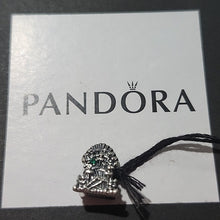 Load image into Gallery viewer, Pandora Sterling Silver GoT HBO Iron Throne Charm w/Green Crystal - 792965c01
