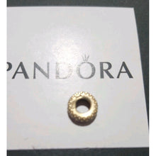 Load image into Gallery viewer, Pandora Retired 14K Gold Inspiration Within Spacer with Clear Zirconia - 750835C
