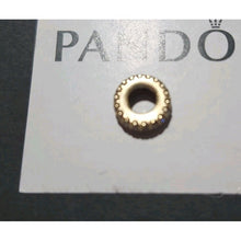 Load image into Gallery viewer, Pandora Retired 14K Gold Inspiration Within Spacer with Clear Zirconia - 750835C
