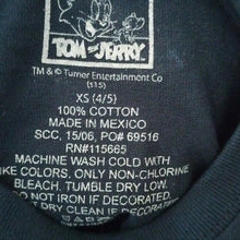 Load image into Gallery viewer, Tom + Jerry SNACKS Sunday morning Cartoons, Navy, XS 4/5
