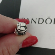 Load image into Gallery viewer, Pandora Retired Sterling Silver St. Nick Santa Christmas Bead  -791231ENMX
