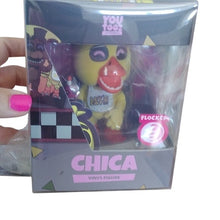 Load image into Gallery viewer, Yootooz FNAF Limited Edition Chica Flocked w/ Cupcake Vinyl Figure Brand New
