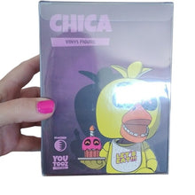 Load image into Gallery viewer, Yootooz FNAF Limited Edition Chica Flocked w/ Cupcake Vinyl Figure Brand New
