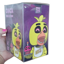 Load image into Gallery viewer, Yootooz FNAF Limited Edition Chica Flocked w/ Cupcake Vinyl Figure Brand New
