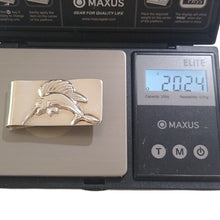 Load image into Gallery viewer, Vintage Taxco Mexico SS Swordfish Marlin Money Clip Baja Cabo San Lucas Fisherman
