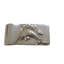 Load image into Gallery viewer, Vintage Taxco Mexico SS Swordfish Marlin Money Clip Baja Cabo San Lucas Fisherman

