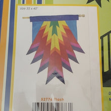 Load image into Gallery viewer, Flash Rainbow House Flag 32" x 40" Decorative Embroidery Fabric David Ti
