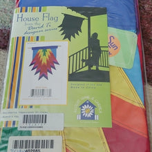 Load image into Gallery viewer, Flash Rainbow House Flag 32" x 40" Decorative Embroidery Fabric David Ti
