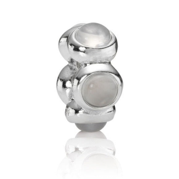 Pandora Retired Sterling Silver Moonstone Cabochon Bead - 790538MS