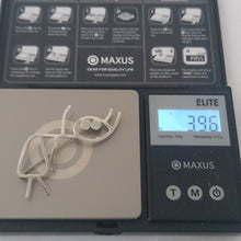 Load image into Gallery viewer, Quirky "Bend Over Backwards" 925 Sterling Silver Figural Woman Brooch Pin
