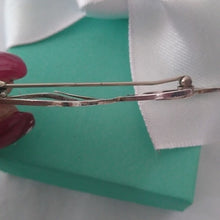 Load image into Gallery viewer, Quirky "Bend Over Backwards" 925 Sterling Silver Figural Woman Brooch Pin
