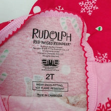 Load image into Gallery viewer, Rudolph The Red Nosed Reindeer 2 PC Long Sleeve Tight Fit Cotton Pajama Set, 2T
