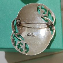 Load image into Gallery viewer, Vintage Siam Sterling Silver Niello Mekkalah Goddess of Lightening Thai Brooch

