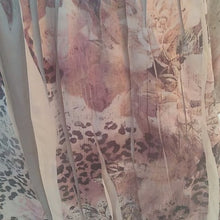Load image into Gallery viewer, Fred David Animal Floral Print  Blouson Blouse, Size Large
