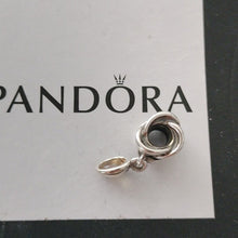 Load image into Gallery viewer, Pandora Retired Sterling Silver Tied Together Dangle with Bear Quartz - 790476BQ
