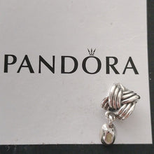 Load image into Gallery viewer, Pandora Retired Sterling Silver Tied Together Dangle with Bear Quartz - 790476BQ
