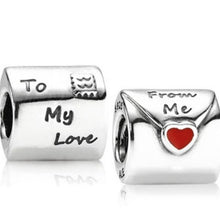 Load image into Gallery viewer, Pandora Letter to My Love Charm Sterling Silver 925 ALE 790894en09
