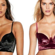 Load image into Gallery viewer, Victoria's Secret Sexy Velvet Shimmer Bra, 34B
