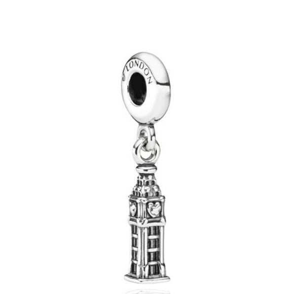 Pandora Sterling Silver Big Ben United Kingdom National Icon Bead - 791080