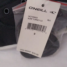 Load image into Gallery viewer, O&#39;Neill Surf Lo Turkey Slipper Shoes, Black, Size 9M
