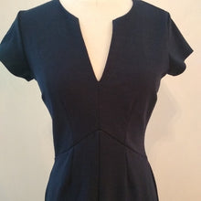 Load image into Gallery viewer, Eight Sixty Fitted Career Dress, Navy, Medium
