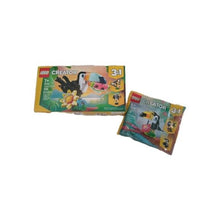 Load image into Gallery viewer, LEGO® Creator Tropical Toucan Building Sets 31173 Box &amp; 30688 Polybag
