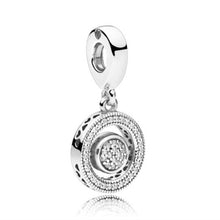 Load image into Gallery viewer, Pandora Sterling Silver Spinning Pandora Signature Dangle Charm - 797430cz

