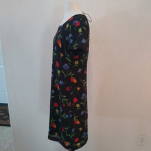 Load image into Gallery viewer, Donna Ricco Black Floral Career Dress, 10
